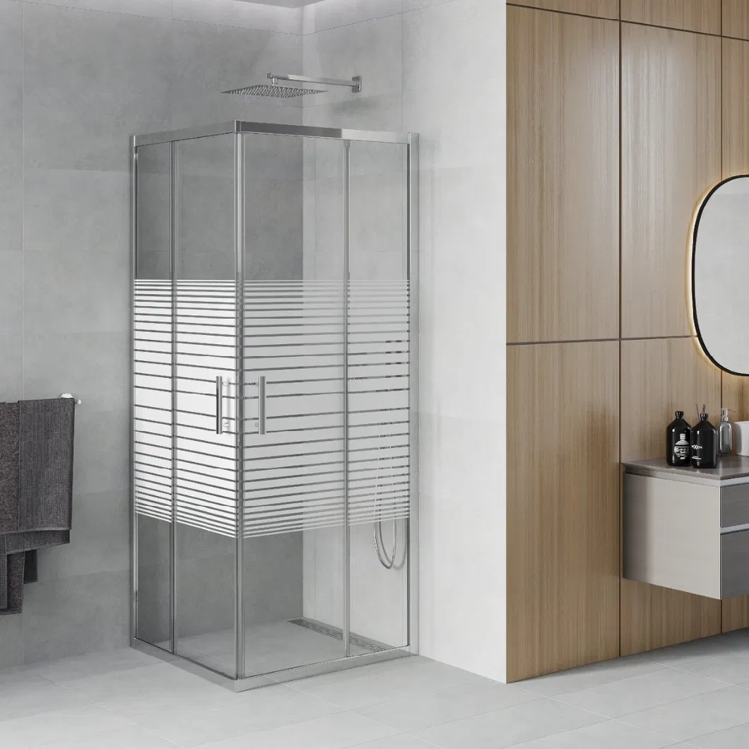 Square Used Shower Room Glass Shower Door Sanitary Ware Bathroom Shower Enclosure