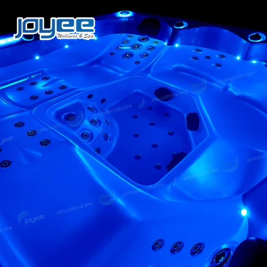 Joyee 5 人用 バルボア マッサージ SPA 屋外ジャグジー浴槽 ホットタブ SPA ジャグジー